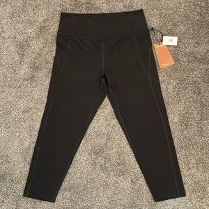 Girlfriend Collective XXL grey high rise cropped leggings